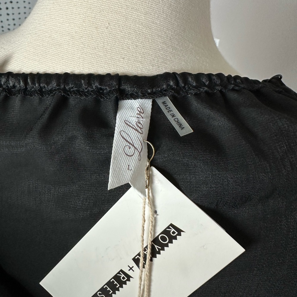 Lace Layering Sexy Camisole Cami Tank Romantic Evening Date Night Office Black L - Picture 6 of 12